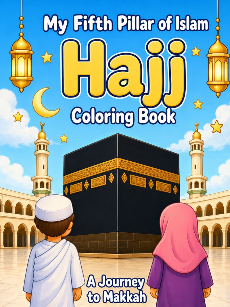 My Fifth Pillar of Islam – Hajj Coloring Book