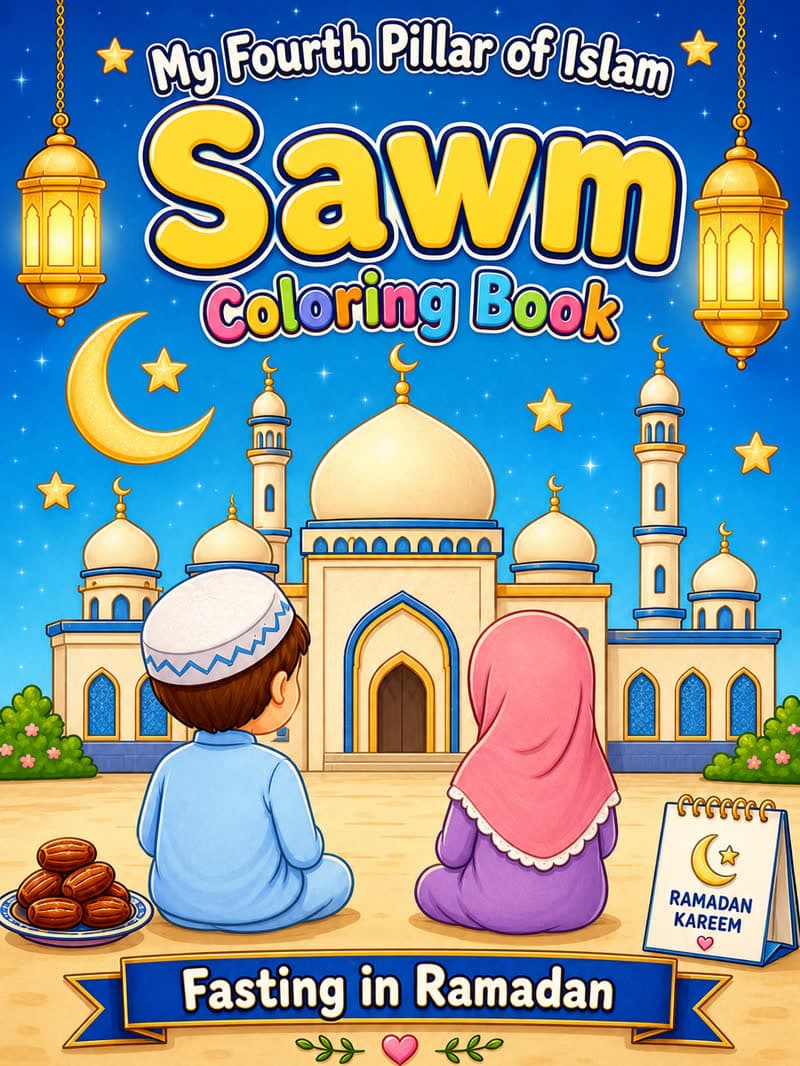 My Fourth Pillar of Islam – Sawm Coloring Book