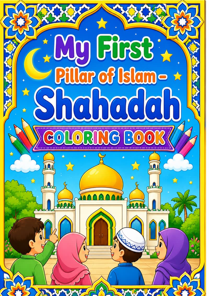 My First Pillar of Islam – Shahadah Coloring Book