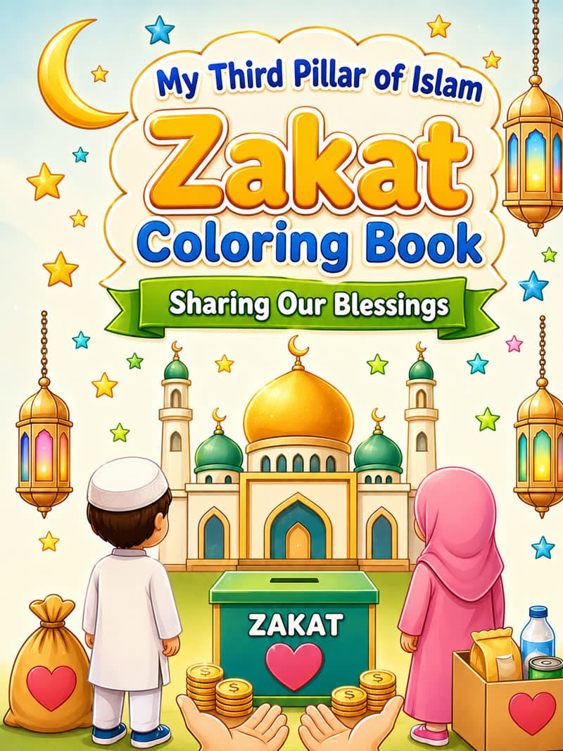 My Third Pillar of Islam – Zakat Coloring Book
